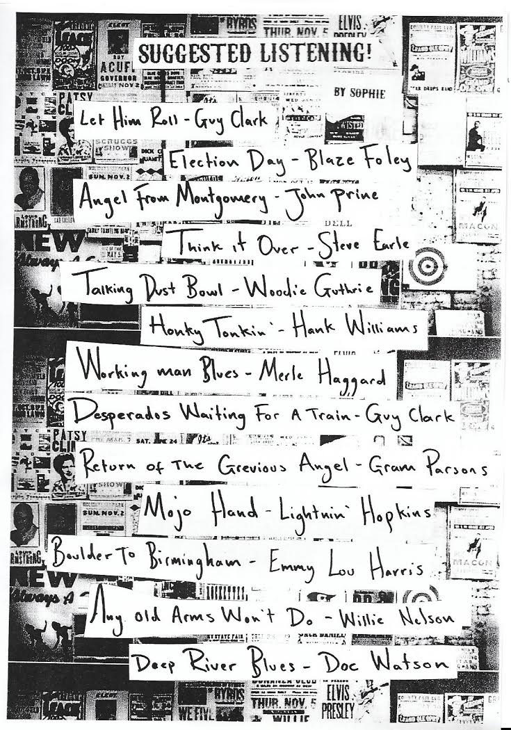 Townes Van Zandt Zine Mixtape